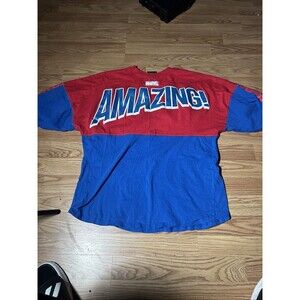 Amazing Spider-Man Marvel Red Blue Spirit Jersey Size Large